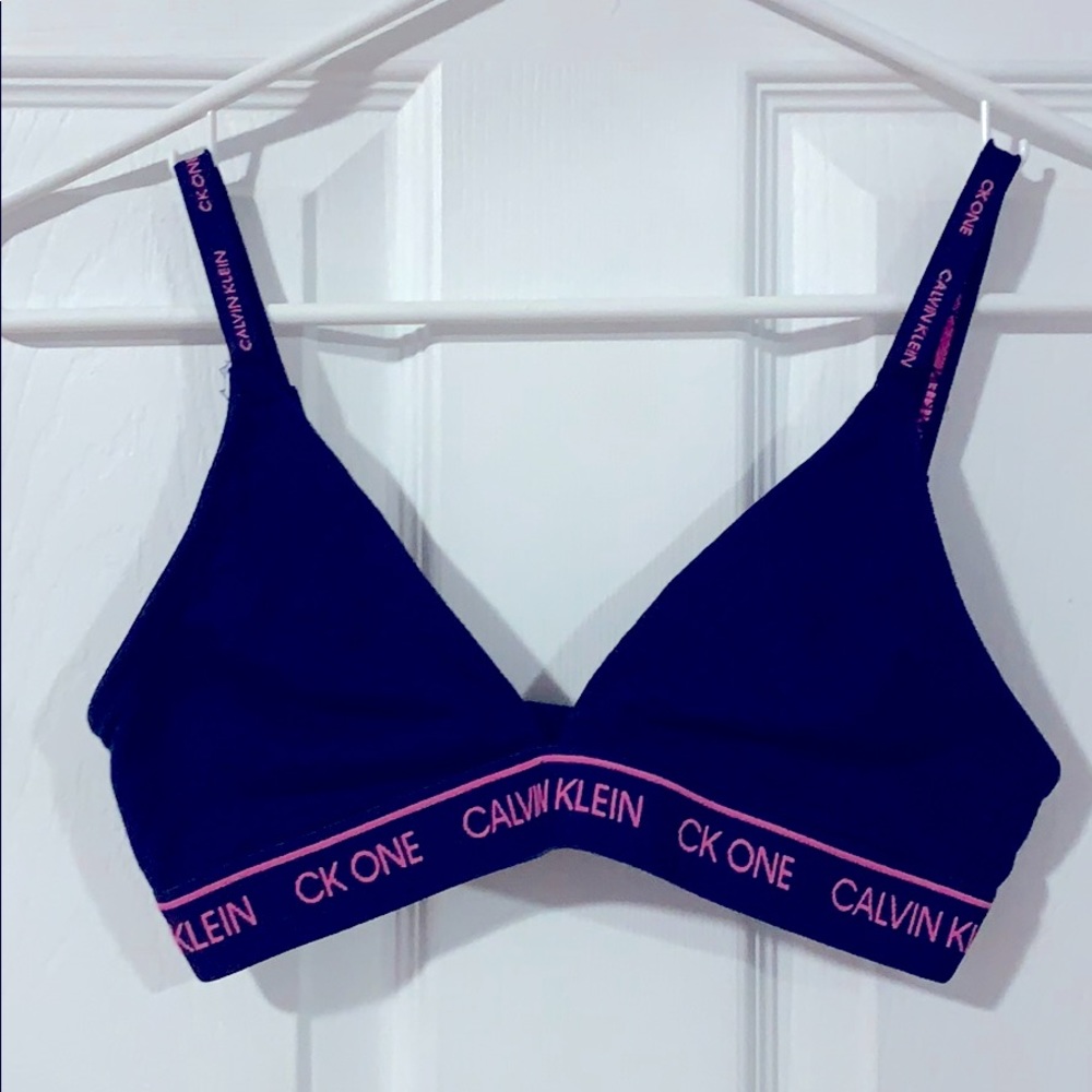 Calvin Klein bra Blue and Pink